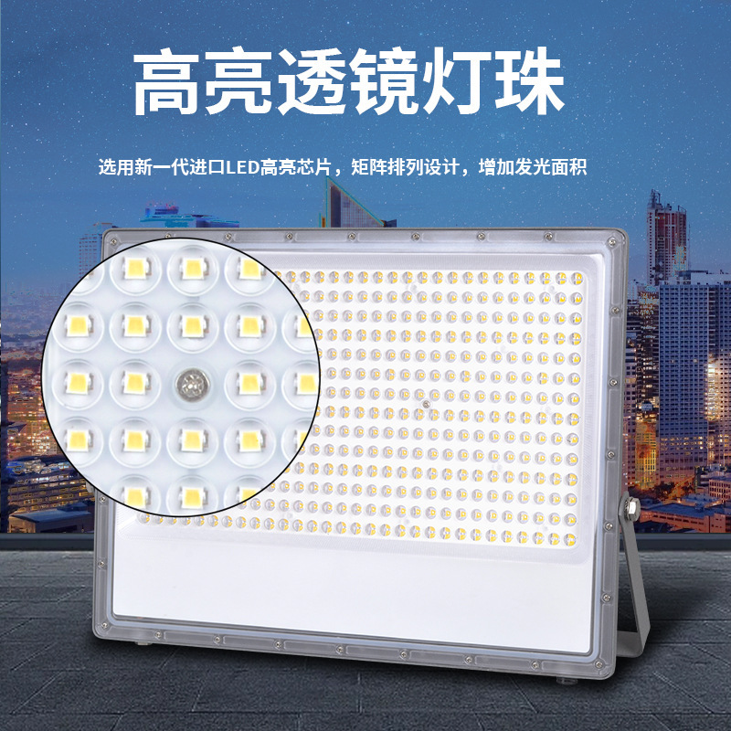 Lámpara de lente de prospector ultra brillante de Yaming, faro de proyección LED 1000W para ingeniería al aire libre