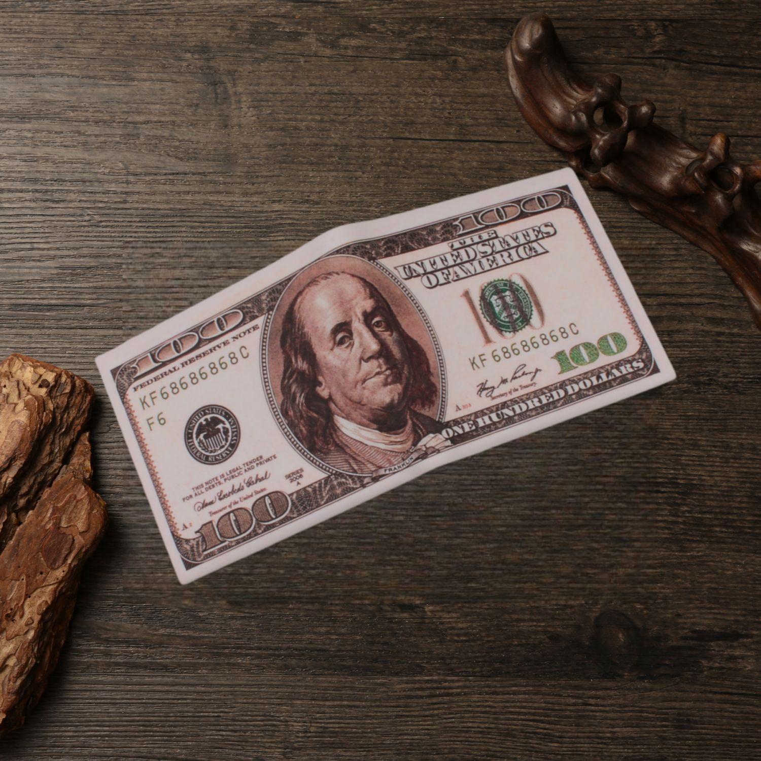 PU01 old Dollar 100 yellow