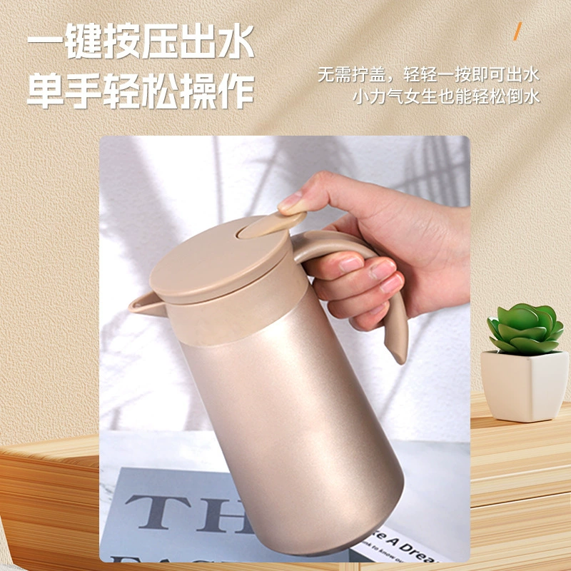 Capacious thermos for home use, handheld moisturizing teapot, 800 ml, custom-made