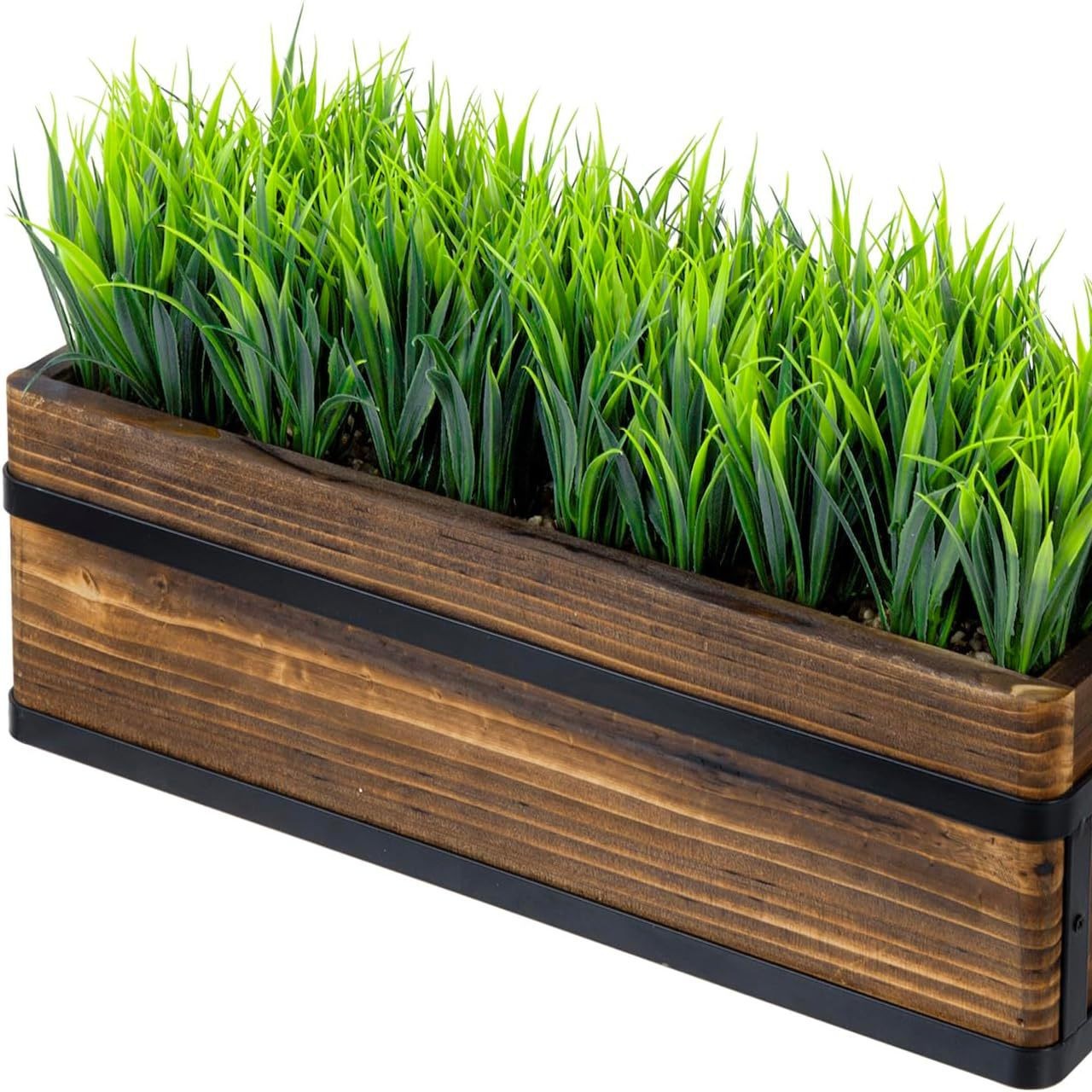 Artificial green grass plant