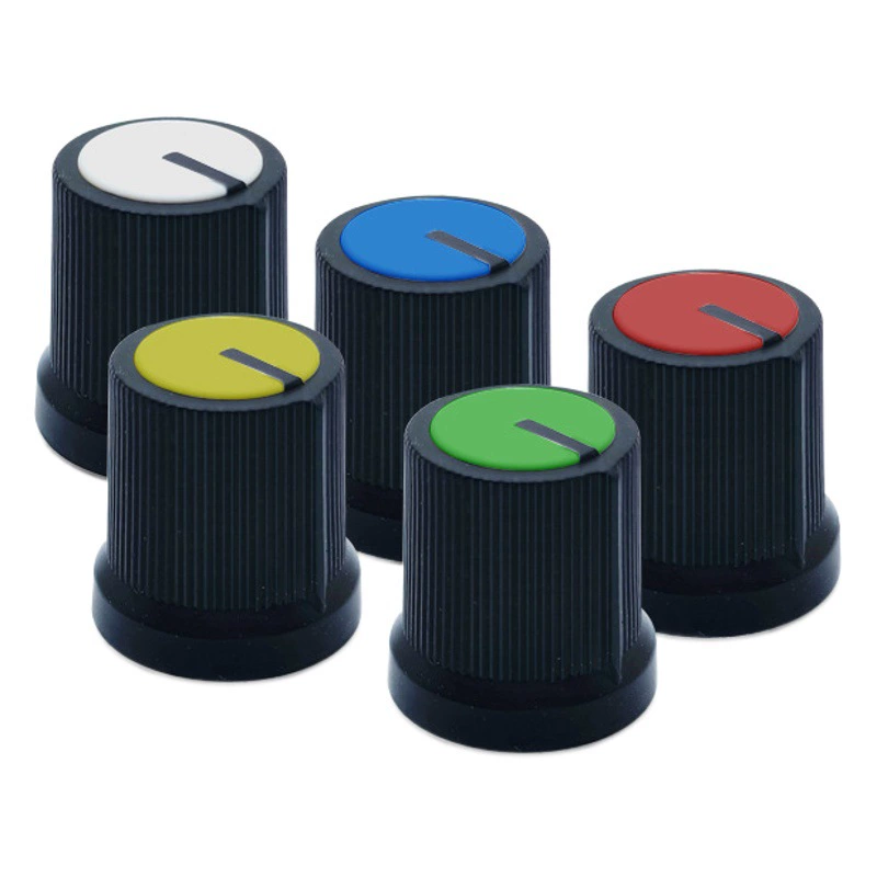 Ручка усилителя мощности потенциометра AG3 Крышка ручки WH148 крышка ручки сливы крышка ручки двухцветная шляпа переключателя 15 × 15 мм