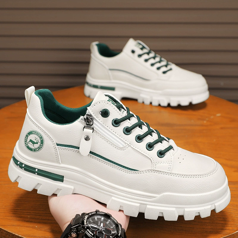 Мужские кроссовки на толстой подошве в корейском стиле, осенняя новинка 2025 года, универсальные, спортивные, повседневные, модные