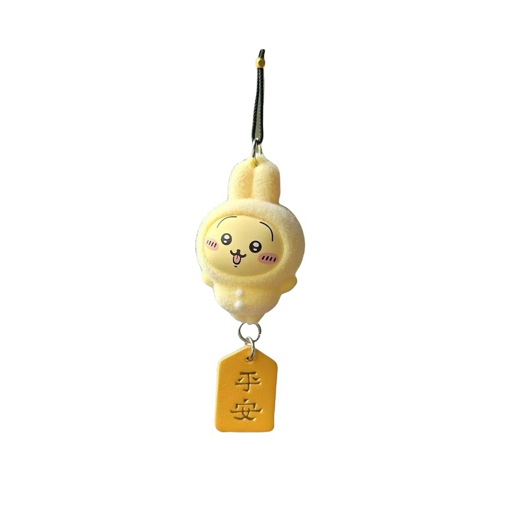 Usachi Car Pendant Jiikawa Xiaoba Rearview Mirror Safety Pendant Cartoon Cute Car Decoration for Women