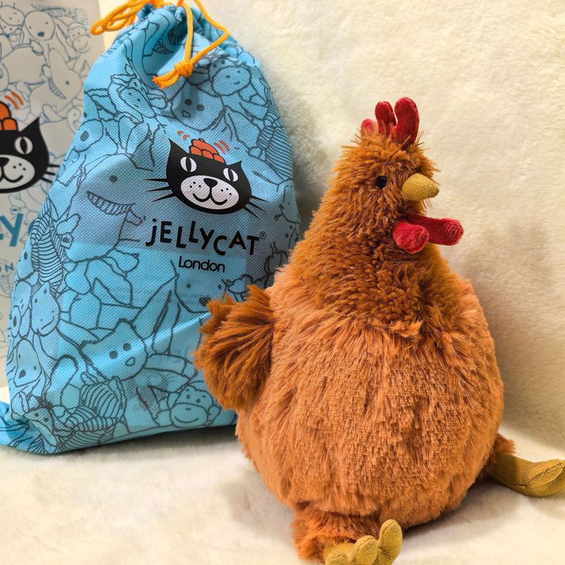 イギリスjellycatセシルひよこ雌鶏クルーニー雄鶏ぬいぐるみぬいぐるみ人形卸売り|undefined