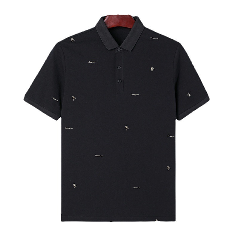 Golf personalizado hombre manga corta nueva camiseta comercial de publicidad de tamaño grande personalizada ropa de trabajo