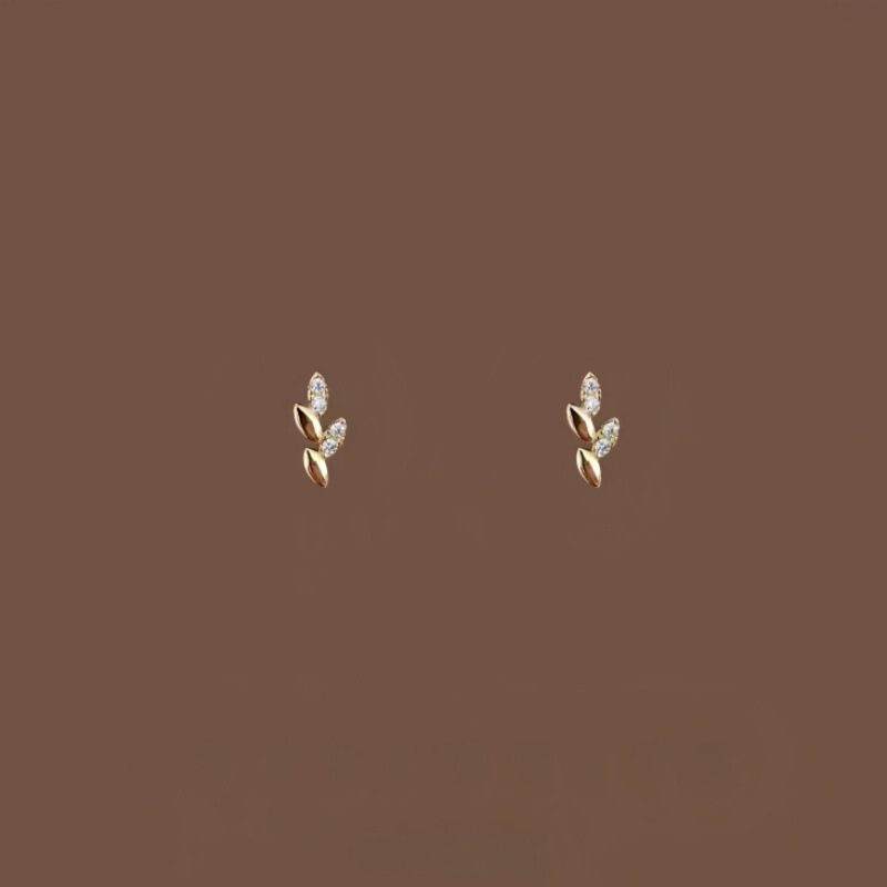 Casual Wheat Ears That Don’T Need to Be Picked When Sleeping, Mini Small Leaf Earrings for Women, Niche Exquisite Earrings and Earrings Casual Wheat Ears That Don’T Need to Be Picked When Sleeping, Mini Small Leaf Earrings for Women, Niche Exquisite Earrings and Earrings