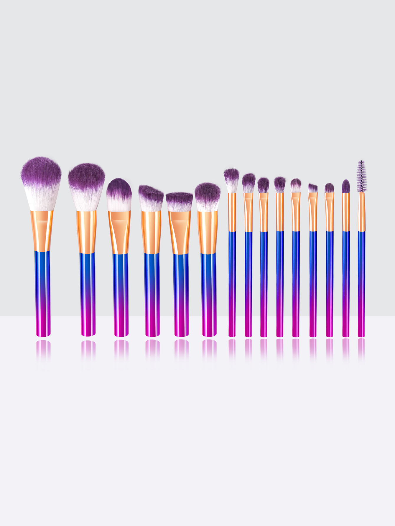 15 multi-color new makeup brush set_voghion.com