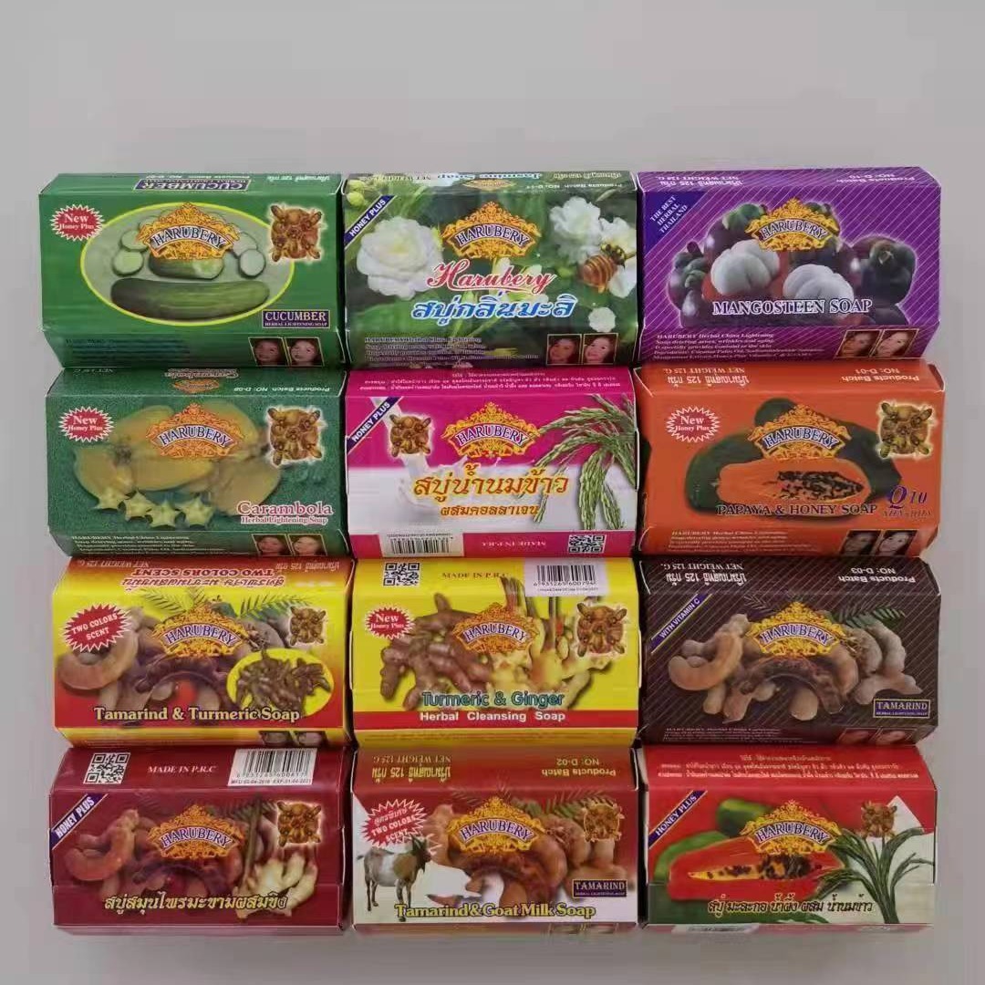 外贸出口英文非洲肥皂 125g soap木瓜中东 深海泥125克蜂蜜香皂