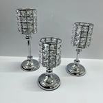 跨镜水晶烛台花器摆件浪漫婚礼婚庆装饰家居餐桌烛光晚餐创意摆件