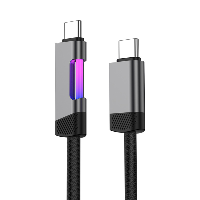 グラデーション呼吸ライト単線データケーブル RGB 発光高速充電 Apple 1516 Huawei Xiaomi フラッシュ充電ケーブル 2 メートルに適しています|undefined
