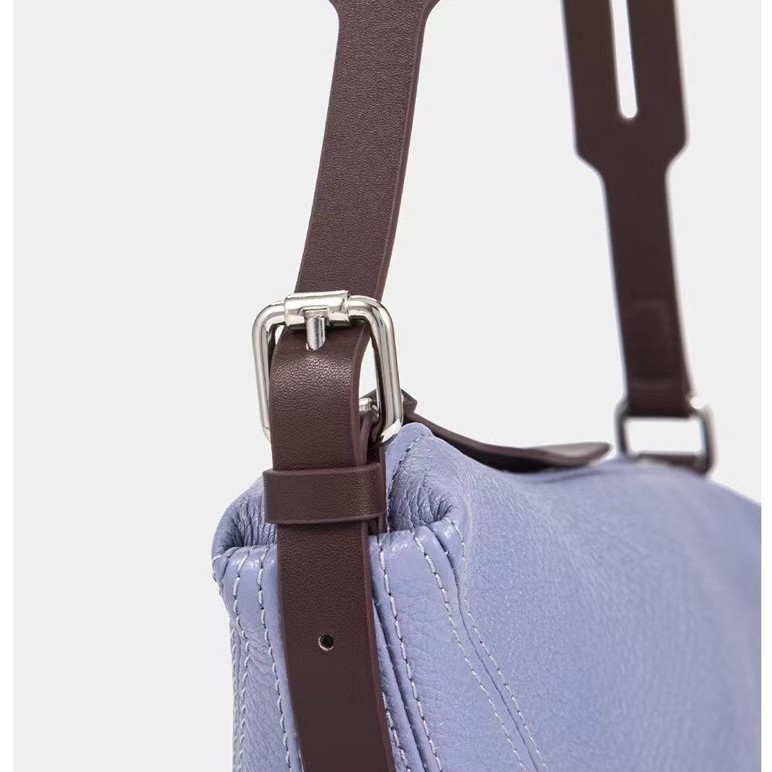 Designer New Yellow Soft Leather Dumpling Niche High End Versatile Shoulder And Crossbody Bag Lightweight Commuting_voghion.com