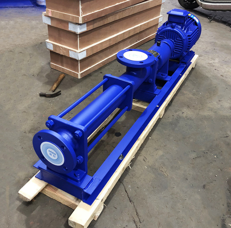 G型不锈钢单螺杆泵 变频调速高粘度浓浆泵 污泥自吸单螺杆泵