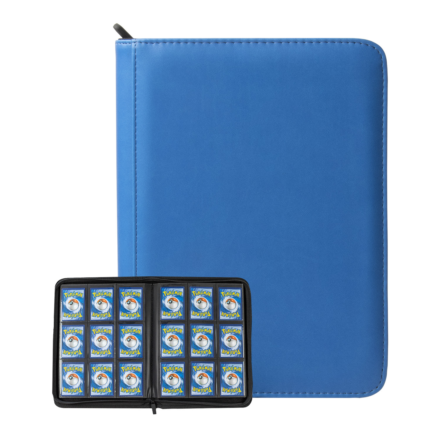 Cuero pu9 cremallera libro de la tarjeta de anime tarjeta de juego tarjeta de almacenamiento libro Ultraman colección Tarjeta de la estrella manual al por mayor