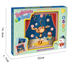 Factory wholesale foreign trade children's balance ball tray baby and young children's early education student fun rolling ball creative toy training institution