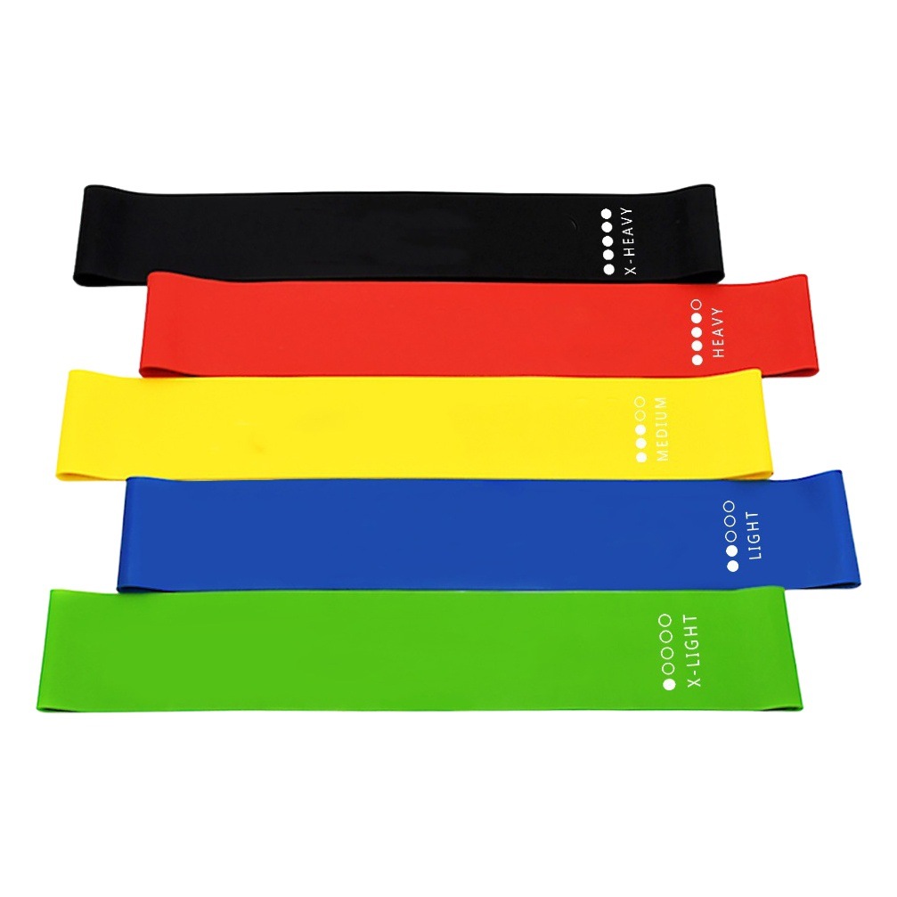 TPE resistance band non-slip elastic hip ring fitness squat resistance hip ring yoga tension band