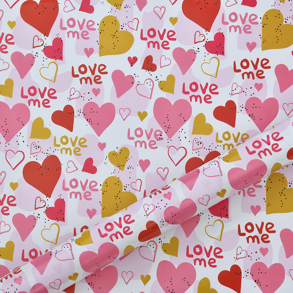 Papel de regalo de San Valentín de Amazon, papel de regalo romántico, papel con diseño floral, papel de regalo de cumpleaños al por mayor