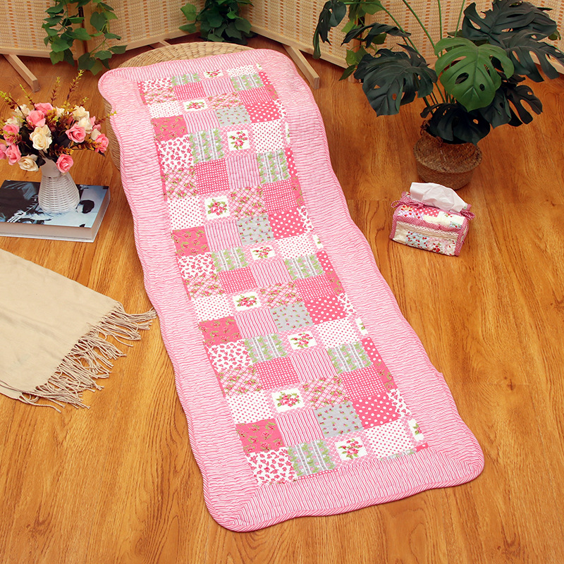 [Small Wholesale] Korean Cotton Bedside Mat, Floor Mat, Door Mat, Fabric Quilted Anti-Slip Patchwork Living Room Mat