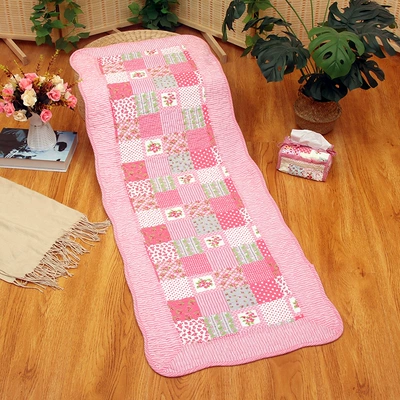 Fabric Quilted Anti-Slip Patchwork Living – Avtomobil döşəmə paspasları - new-pink-imitation-bedside-mat-or-car-mat-for-rear-seat-50x135cm