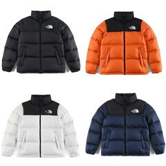 冬のメンズ 1996 綿服アメリカ版メンズ綿服厚みのあるルーズコートメンズスタンドカラーコットンジャケット白黒