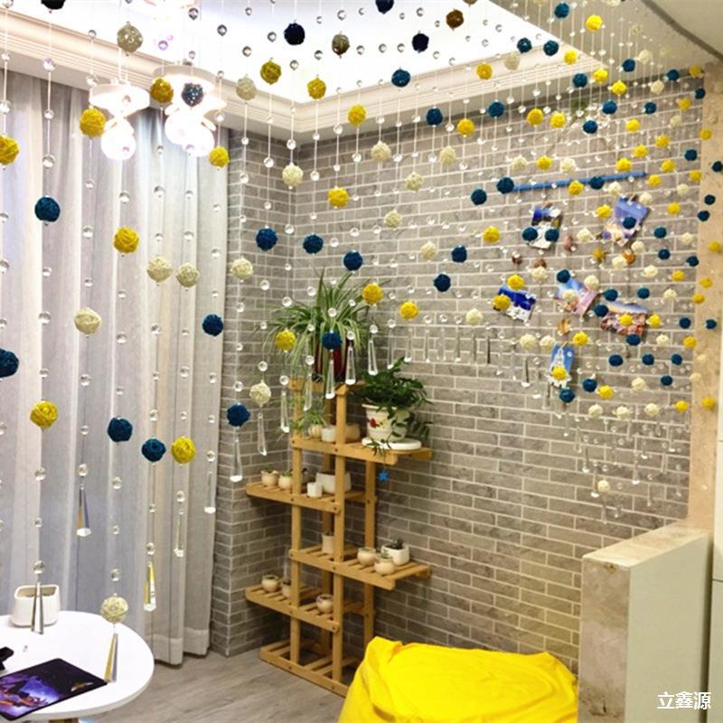 Pearl Door Curtain Crystal Beads Household Summer Anti-mosquito Household Beads Curtain Bedroom Split Room Crystal Half Door Curtain