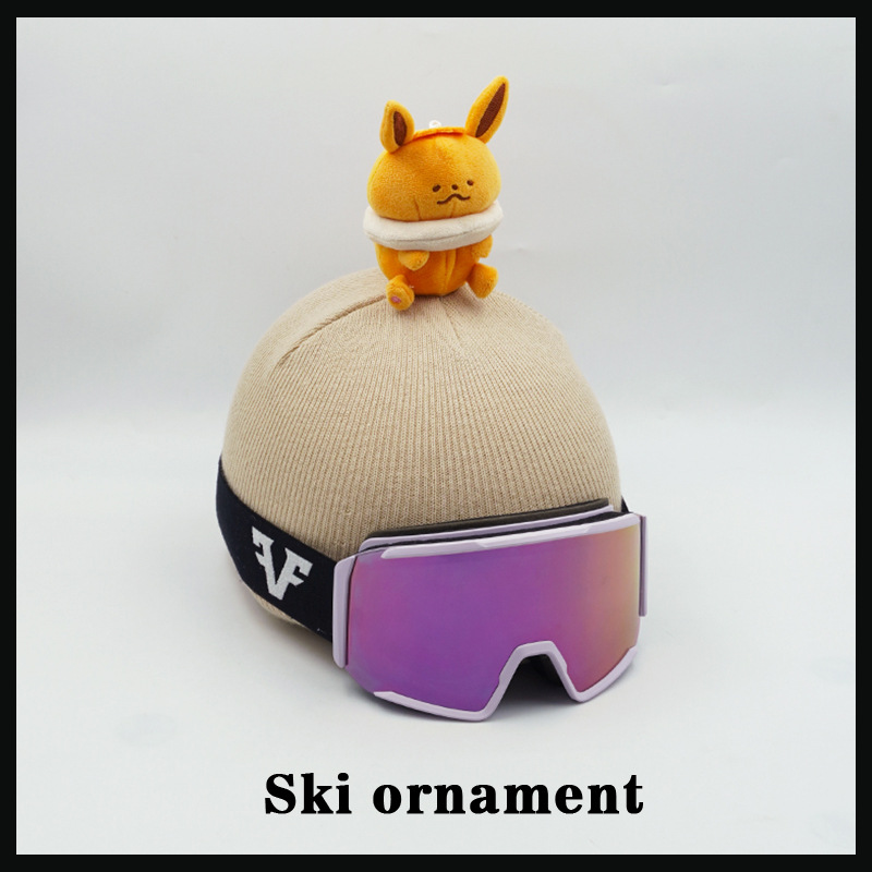 Ski Helmet Decoration Cartoon Doll Helmet Cover
