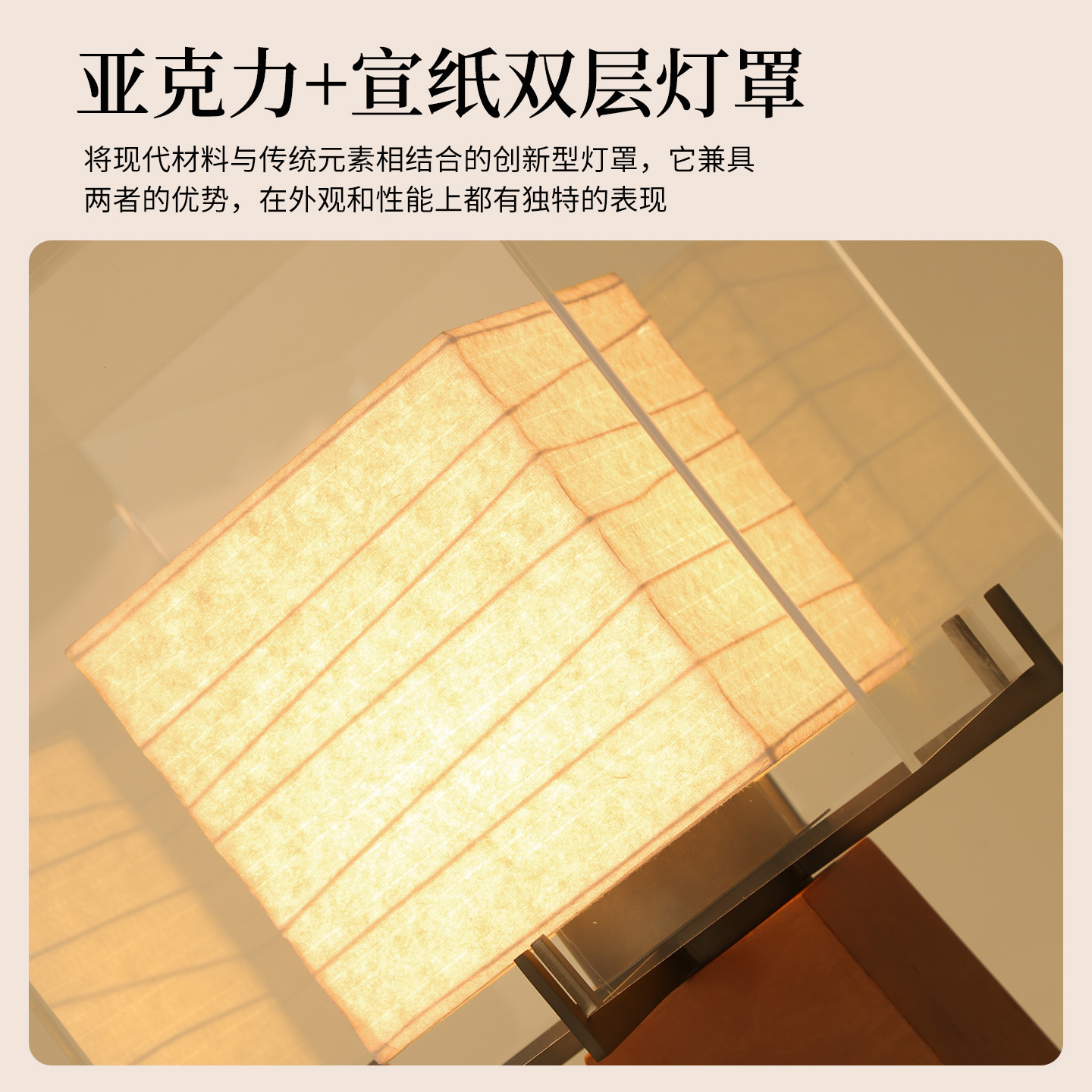 Gran vista jardín decoración lámpara de suelo estilo japonés de estilo retrógrado hotel vestíbulo lámpara de suelo de madera sólida sala de estar lámpara de pie L138