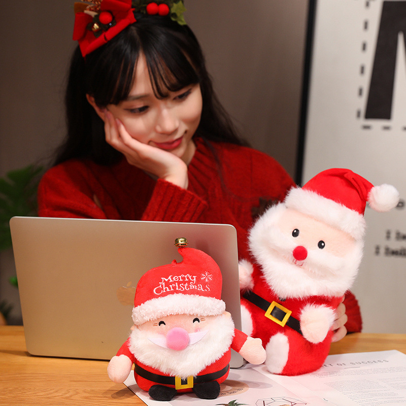 Papá Noel muñeca árbol de Navidad muñeca almohada juguetes de peluche muñeca alce niña regalos de Navidad