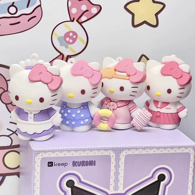 Sanrio Hello Kitty, мини-фигурка для переодевания, кукла, подарок на день рождения