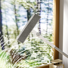 The Bayi Jia Window Wiper, a household glass cleaning tool with a bendable and retractable rod, double-sided for washing and wiping windows.