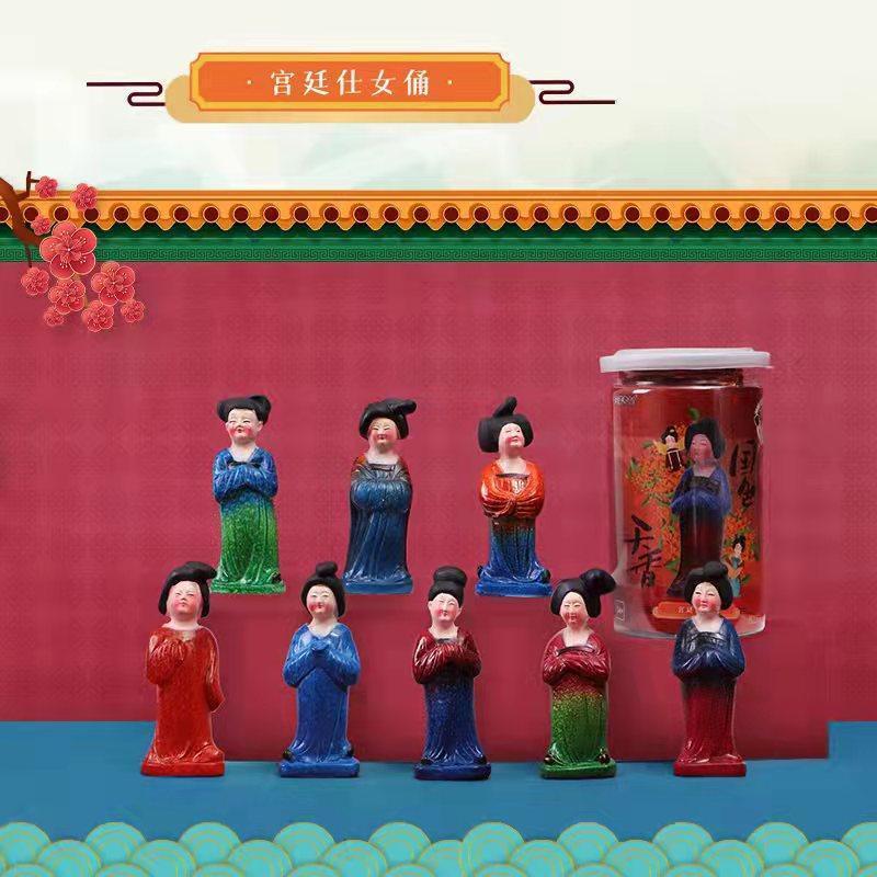 [하이 엔드 부티크] Barreled Palace Lady Figurines (24 개의 전체 상자를 촬영하는 것이 더 비용 효율적입니다)