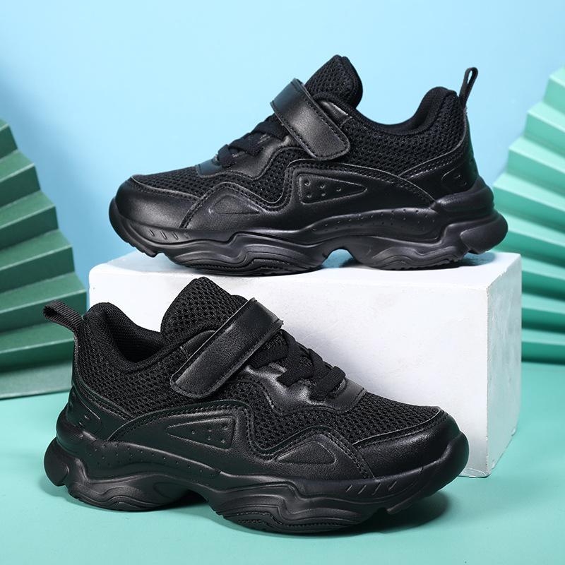 Zapatos blancos para niños Zapatillas blancas de malla para niñas Zapatillas blancas de otoño para niños de kindergarten para niños