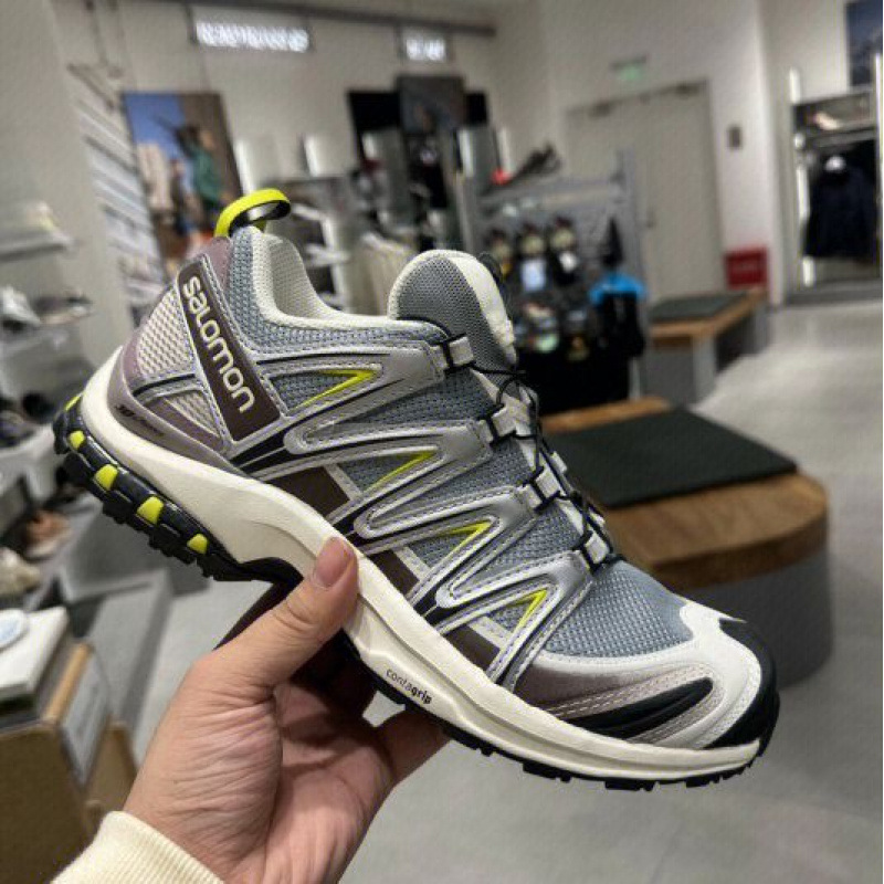 XA PRO 3D arena gris hombre y mujer alpinismo respirado anti-derrapante zapatos de carrera