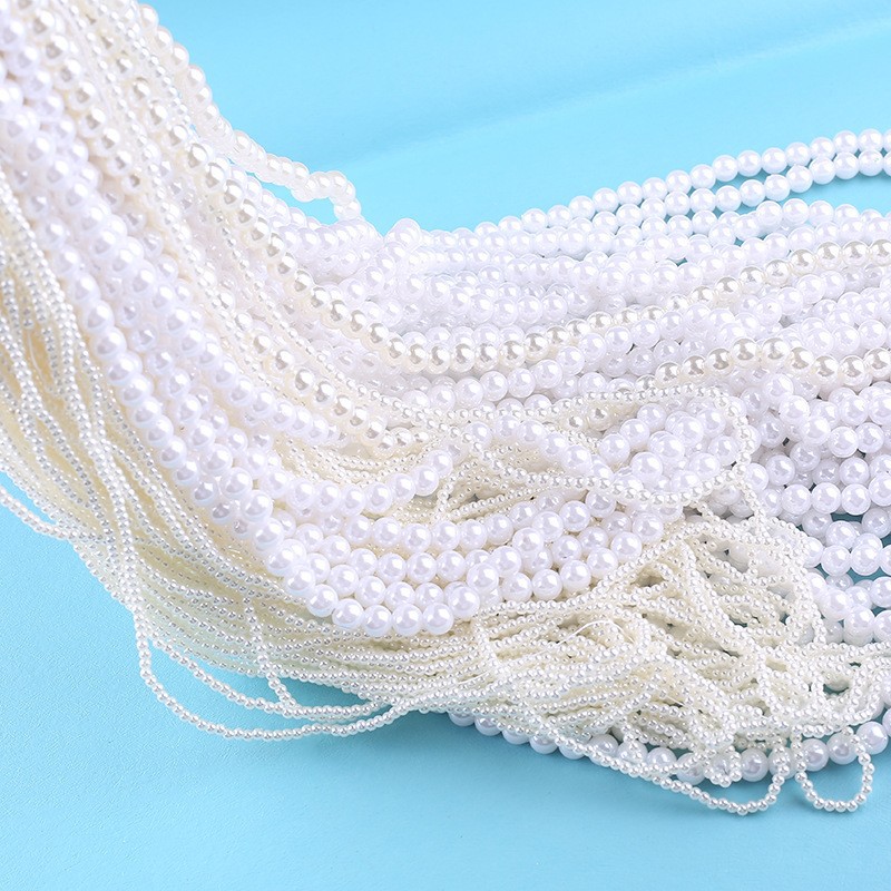white beads pearl