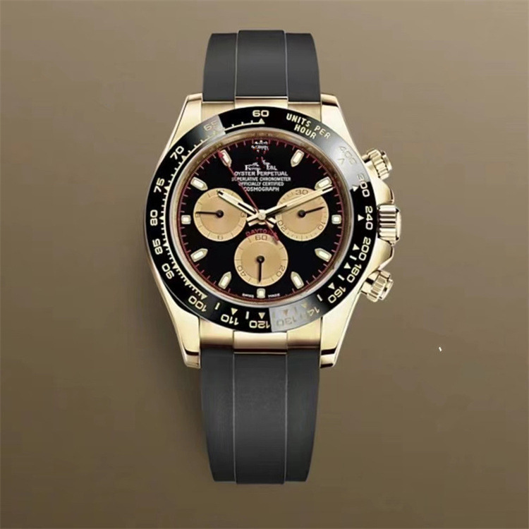 Laojiaditong transfronterizo toma un reloj mecánico de tres ojos y seis agujas para hombre, reloj multifuncional con cinturón de acero para hombre