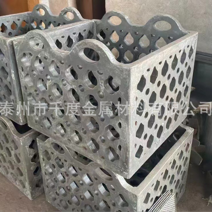 MP-159消失模铸造方形料框料盘热处理工装料框带吊耳料框耐热钢