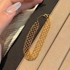 纯银S925蕾丝花边手链时尚小清新优雅精致手环小众设计高级感轻奢