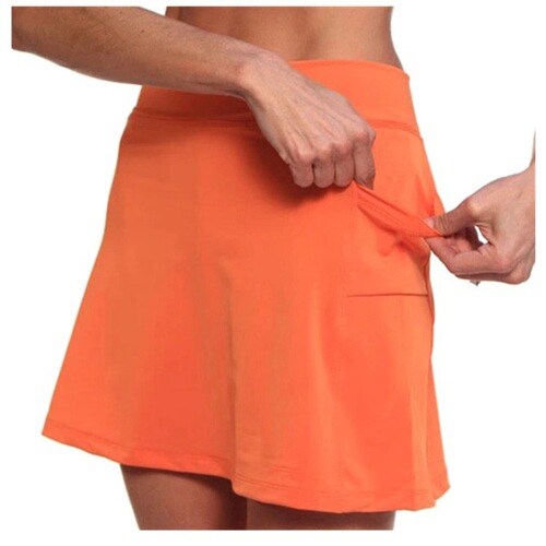 2025 European and American Independent Online Store Summer Solid-Color Mid-Rise Casual Shorts Yoga Skort for Women