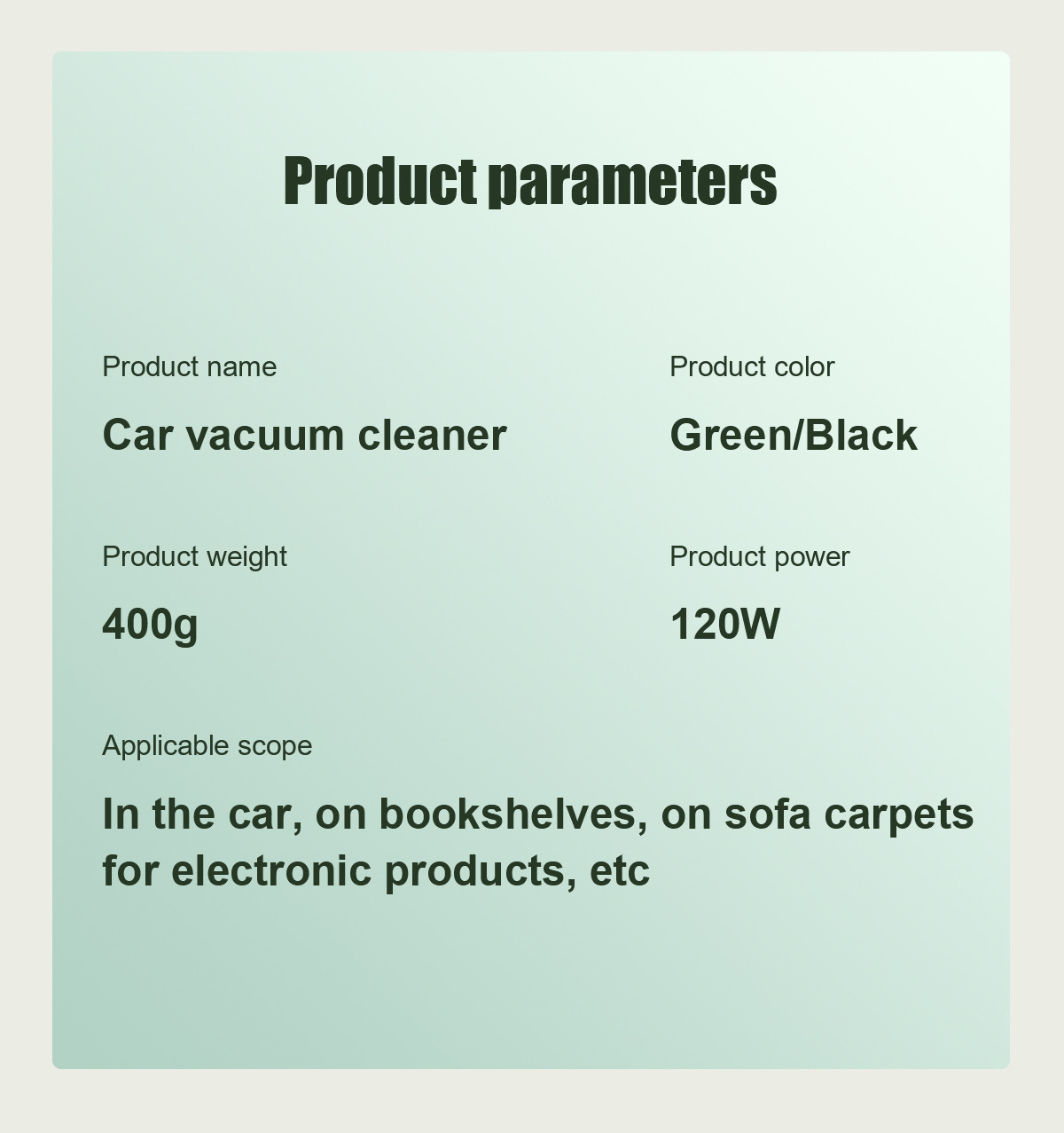 Cross-Border Special Supply Car Vacuum Cleaner Wireless Handheld Multi-Function Charging Powerful Vacuum Car Portable Small
