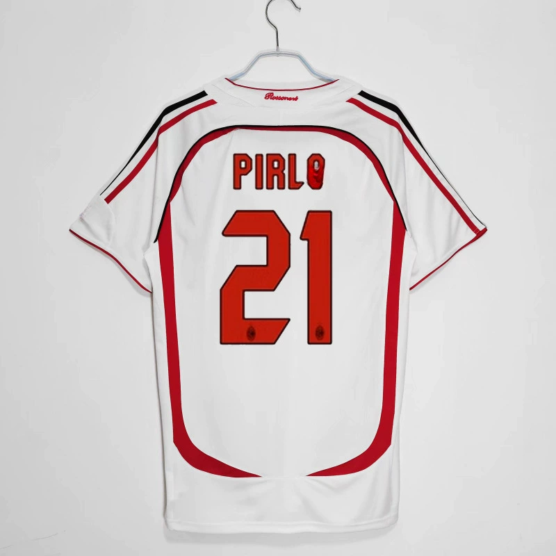Ретро-футболка 0607AC22 Kakanestama R Tini Inzagi Pirlo длинные рукава, футболка для футбола