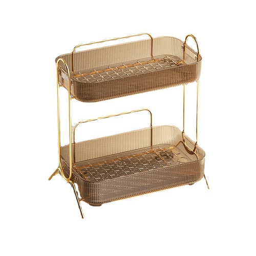  new light luxury cosmetics storage box home lipstick desktop plastic dressing table skin care product storage rack