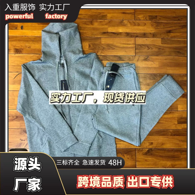 2026 Cross-Border Ralph Lauren Polo Embroidered Logo Sweatshirt Set for Men with Qr Code and All Tags Complete
