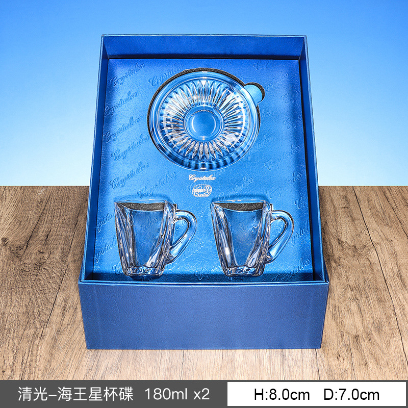 Regalos de negocios prácticos para clientes de importación checa taza de vino conjunto de alta calidad caja de regalo corporativa taza de vino regalo