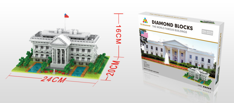 Weili pequeñas partículas de montaje de bloques de construcción de juguete Castillo París Torre Gran Muralla mundo creativo famoso edificio modelo de la serie