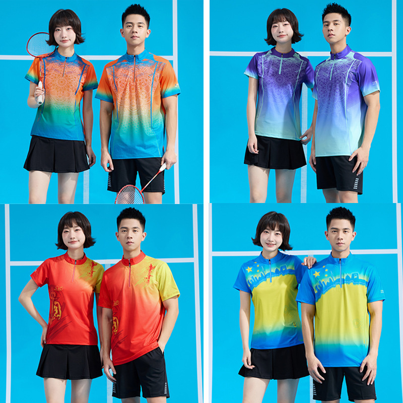 New Badminton Uniforms, Men's and Women's Volleyball Uniforms, Group Purchase, Quick-Drying Tennis Team Uniforms, Group Purchase Printing