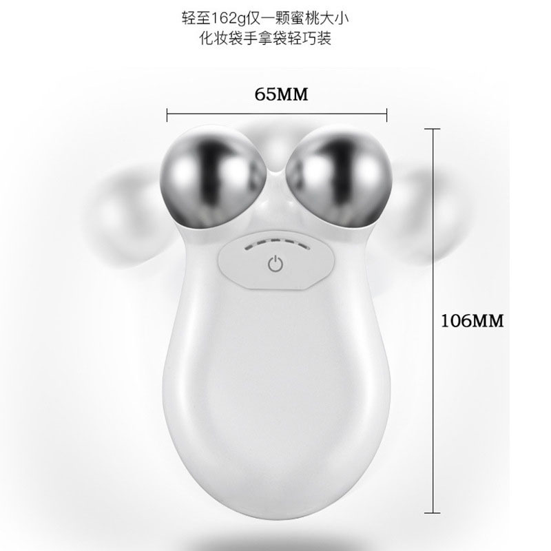 電動3Dローラー美顔器、肌の若返り、美容液吸収導入器、マッサージ器、家庭用フェイスローラー|undefined