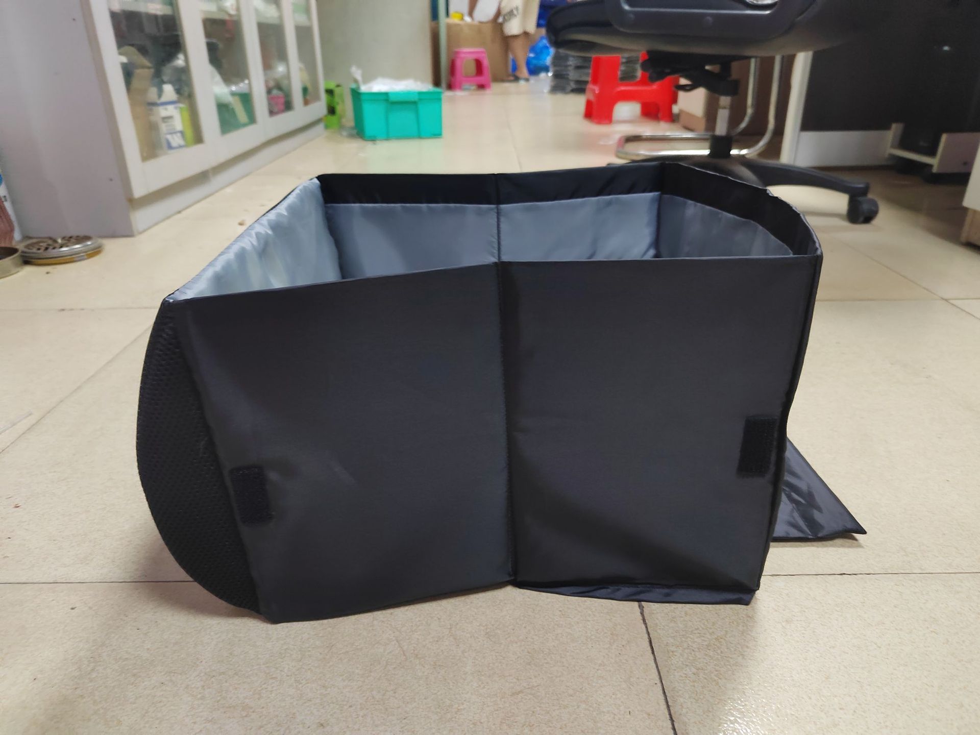 Cross-Border Car Seat Storage Box with Lumbar Support, Two-In-One Rectangular Amazon Foldable Luggage Storage Box