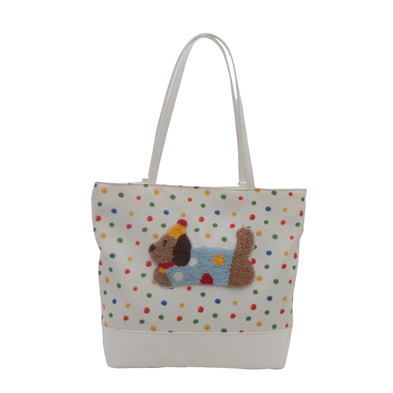 Mochila retro coreana para mujeres 2024 nueva mochila multifuncional de hombro retro de dibujos animados de gran capacidad