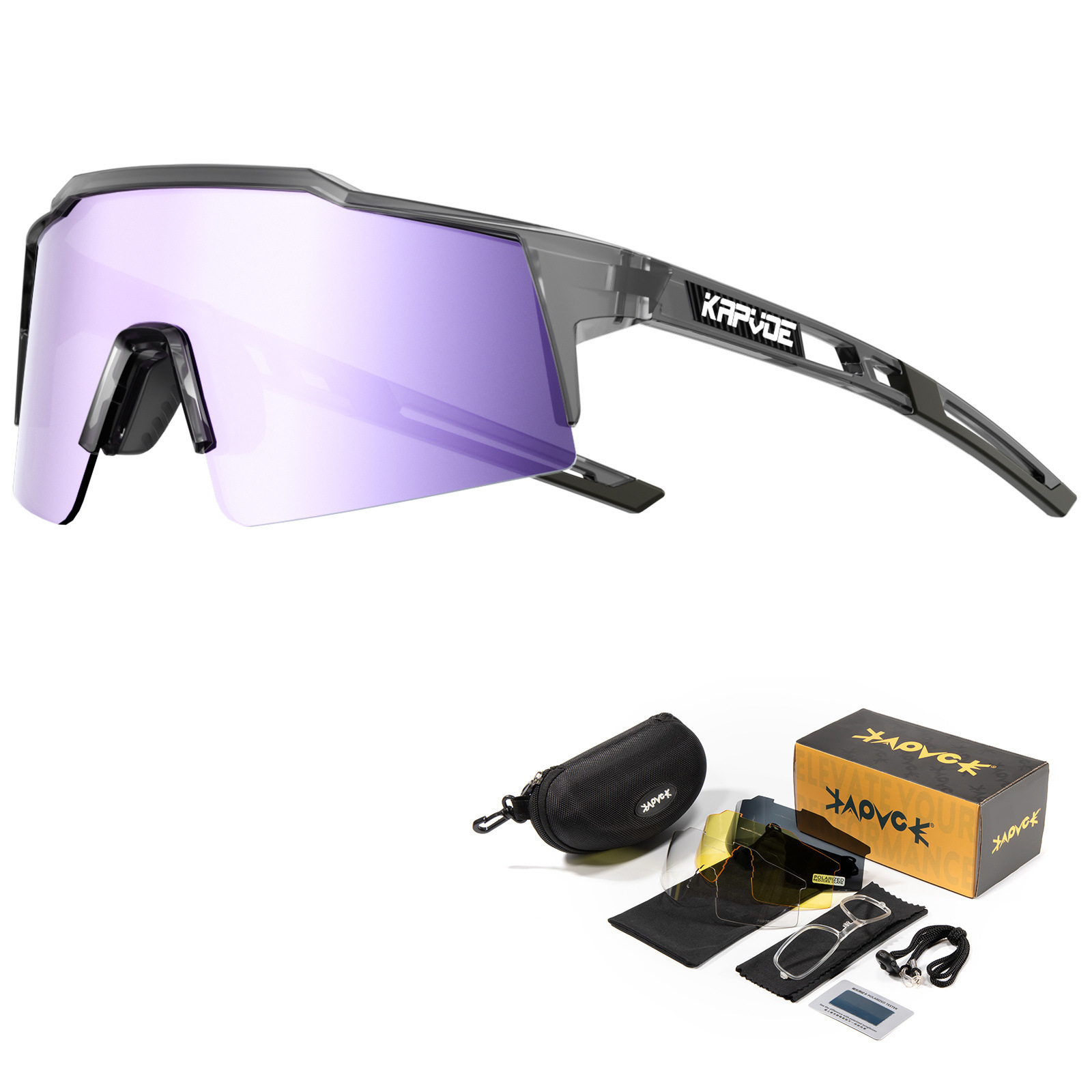 Gafas de Sol para Ciclismo TR90 Polarizadas A Prueba de Viento para Ciclismo de Montaña image 22
