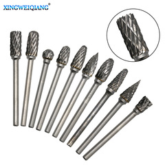 Wholesale carbide tungsten steel grinding head, double grain rotary file milling head, woodworking grinding head, root carving knife