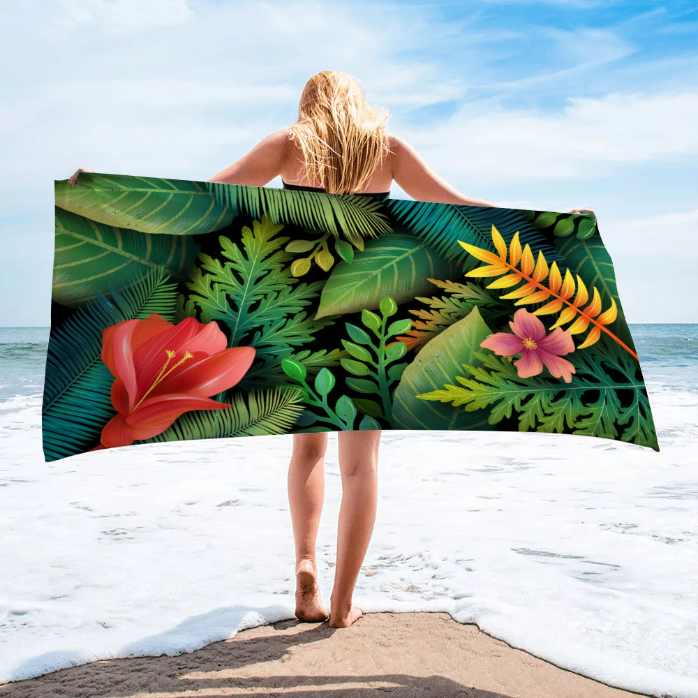 Casual Style Casual Letter Beach Towels